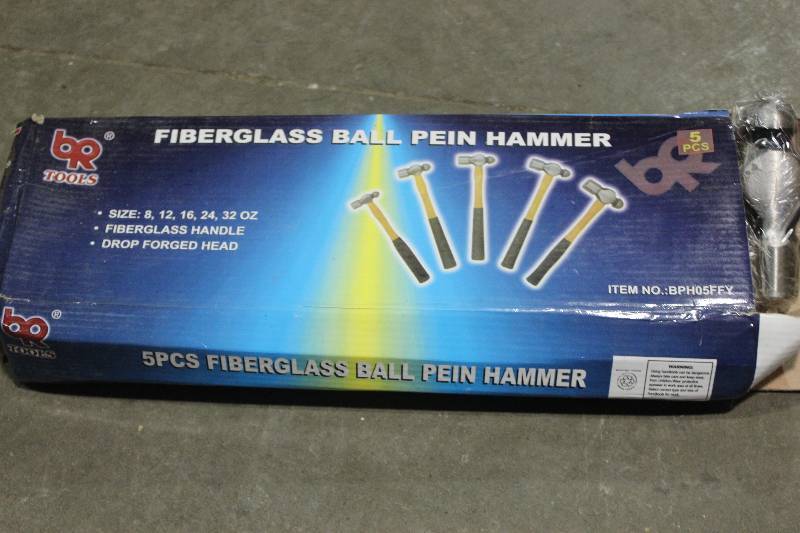 BR 5-Piece Fiberglass Ball Pein Hammer Set