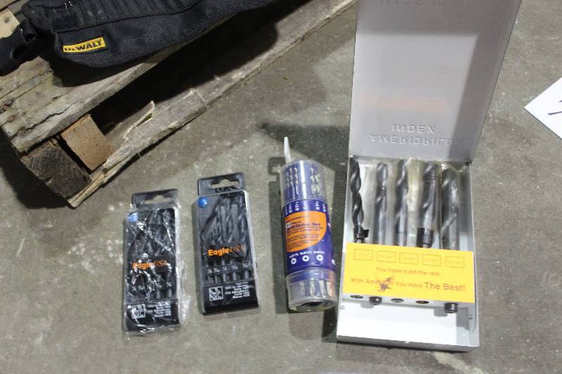 Lot of (4) Drill Bit Sets