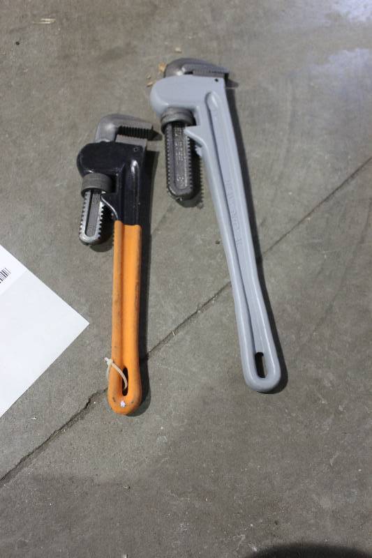 Lot of (2) Pipe Wrenches