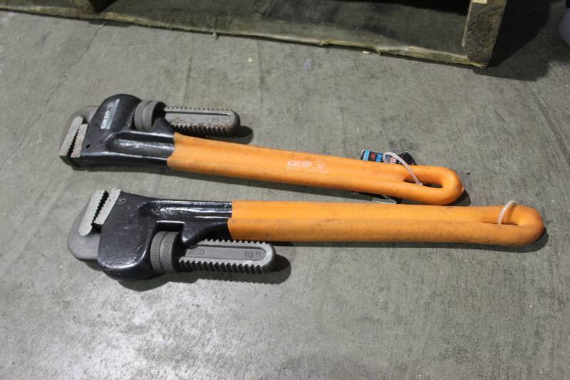 Lot of (2) 18in. Pipe Wrenches