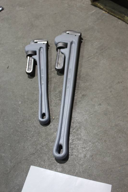 Lot of (2) Pipe Wrenches