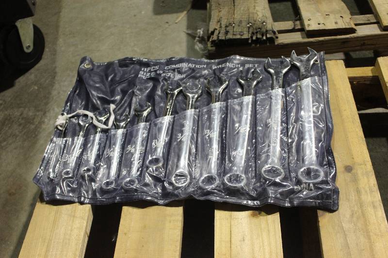11-Piece SAE Combination Wrench Set w Pouch