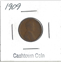 lot 26 image: 1909 Lincoln Wheat Cent