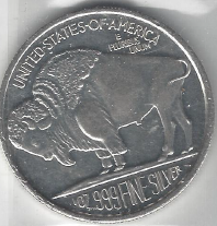 lot 43 image: 1 Ounce Pure Silver - .999 Fine - North Dakota from Prairie to Progress