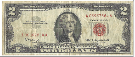 1963 Two Dollar Federal Note
