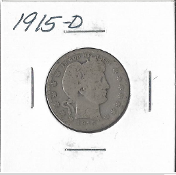 1915-D Barber Quarter