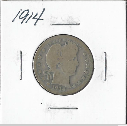 1914 Barber Quarter