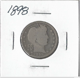 1898 Barber Quarter