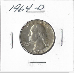 1964 - D Washington Quarter
