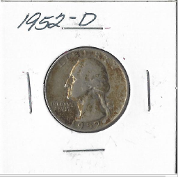 1952 - D Washington Quarter