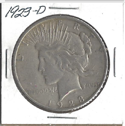 1923-D Peace Dollar