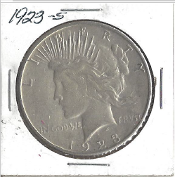 1923-S Peace Dollar