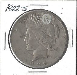 1922-S Peace Dollar