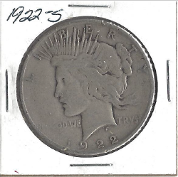 1922-S Peace Dollar
