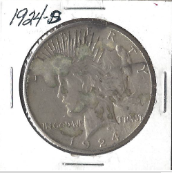 1924-S Peace Dollar