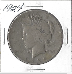 1924 Peace Dollar