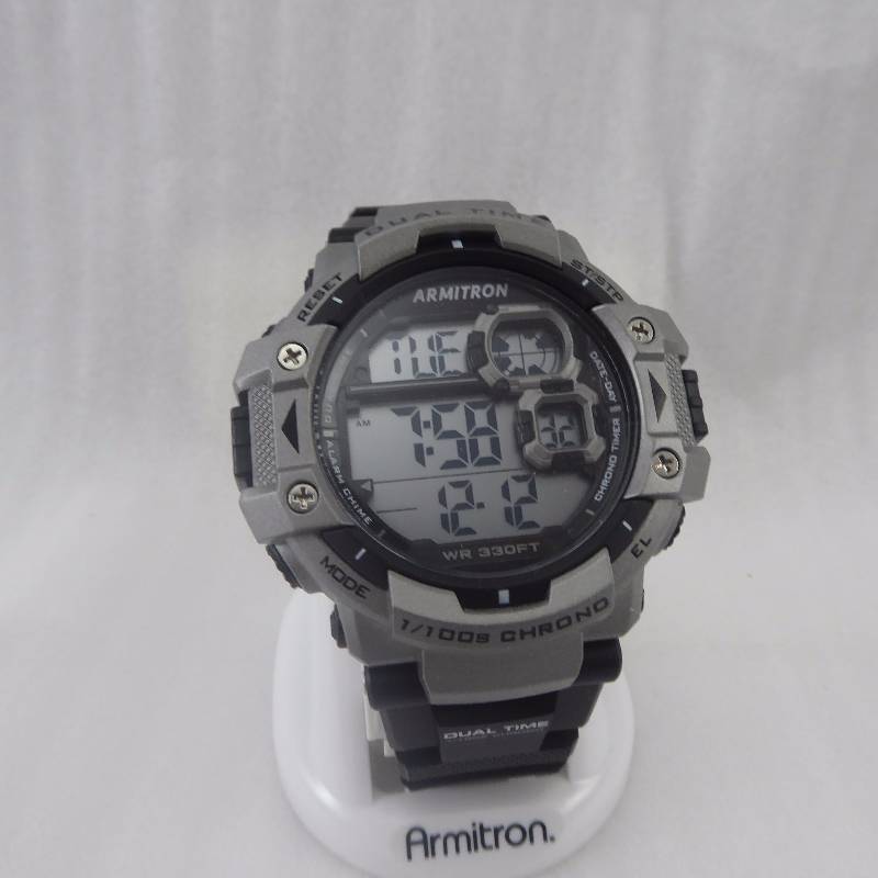 lot 51 image: Armitron Sport Mens 408309GRY Sport Watch