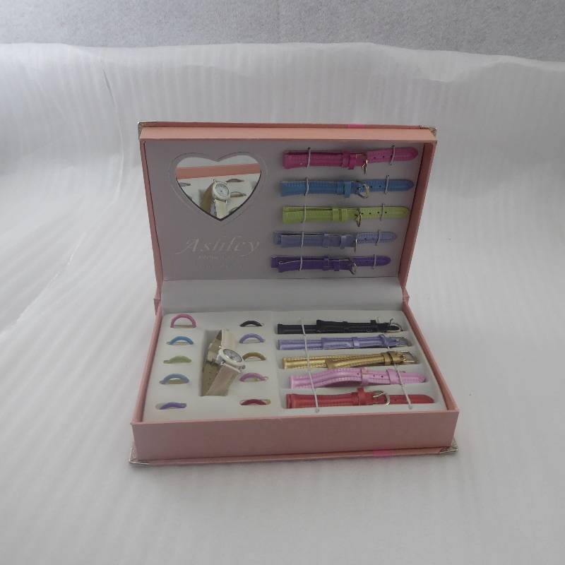 lot 98 image: Ashley Girls Interchangeable Watch Set