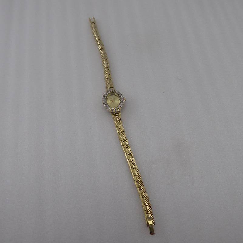 lot 99 image: Geneve Womens Two-Tone Diamond Dress Watch