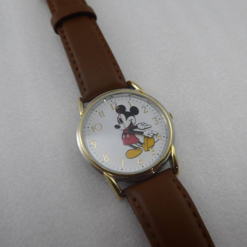 lot 112 image: Disney Mickey Mouse Womens Two-Tone Cardiff Alloy Watch