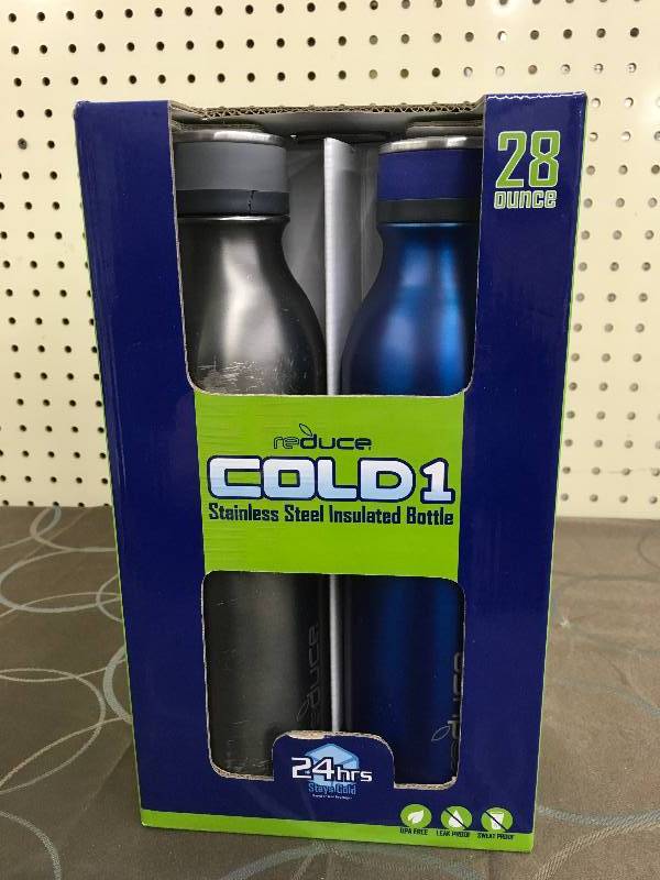 lot 44 image: COLD-1 28OZ BOTTLE 2PK, WHOLESALE PRICE $16.99