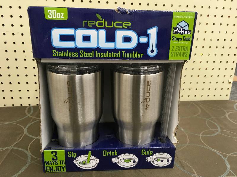 lot 52 image: REDUCE COLD-1 30OZ TUMBLR, WHOLESALE PRICE $19.99