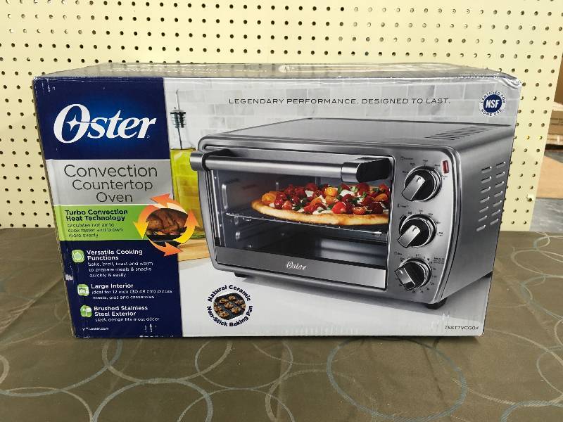 lot 61 image: OSTER COUNTERTOP OVEN, WHOLESALE PRICE $49.99