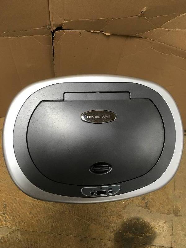 Nine Stars USA 28.4 in. Tall Hands Free Infrared Motion Sensor Trash Can - Damaged