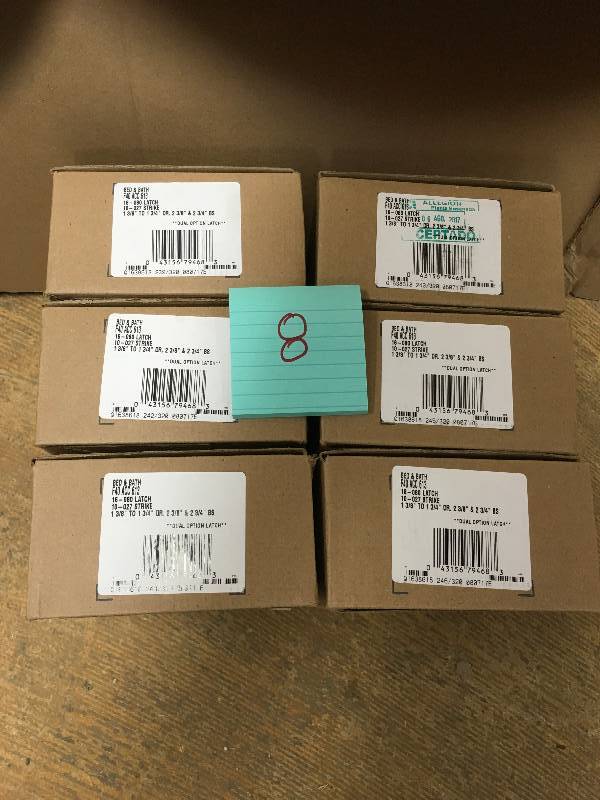 Schlage F40-ACC Accent Series Privacy Door Lever for Bedrooms and Bathrooms - Lot of 6 open box never used