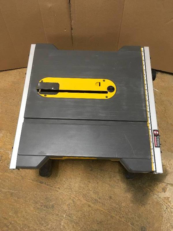 DeWalt 60V MAX 8-14 Table Saw Missing Pieces in working conditions