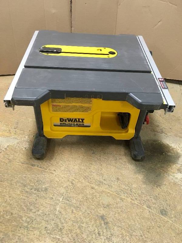 Dewalt 60v Max 8 1 4 Table Saw Missing Pieces In Working