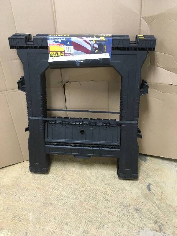 Stanley Folding Sawhorse open box never used