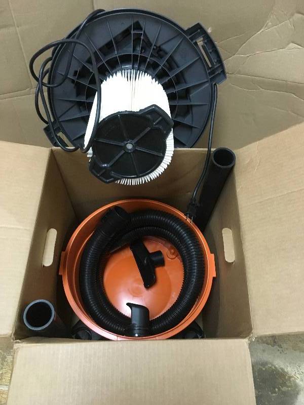 Ridgid 6 Gallon WetDry Vac open box never used