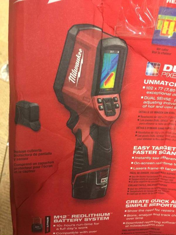 MILWAUKEE M12 12-Volt Lithium-Ion Cordless 102 x 77 Infrared Camera