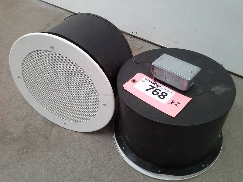 lot 768 image: (2) Speakers
