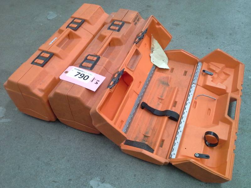 lot 790 image: (3) Life Support Products Inc. Cases