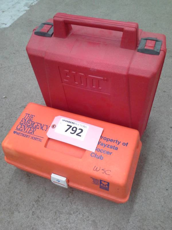 lot 792 image: (2) Misc. Carrying Case