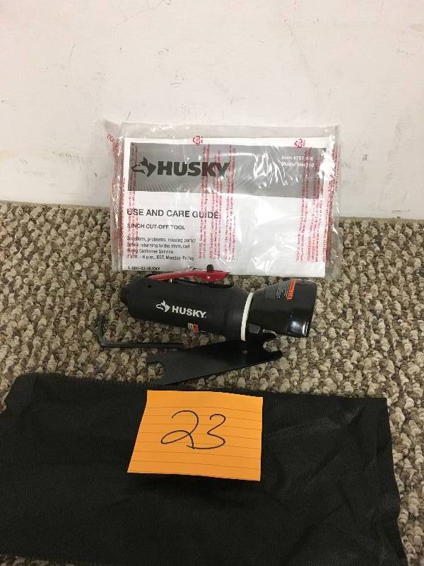 lot 23 image: Husky 3 in. Cut-Off Tool in like New conditions
