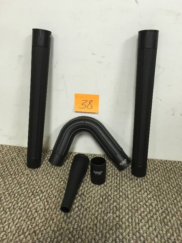 lot 38 image: Ridgid 2-12 in. Gutter Cleaning Accessory for Ridgid Wet Dry Vacs open box never used