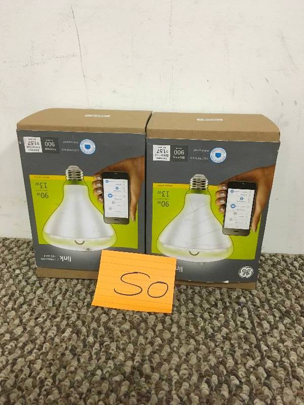 lot 50 image: Quirky GE Link PAR 38 90 Watt - Lot of 2 New
