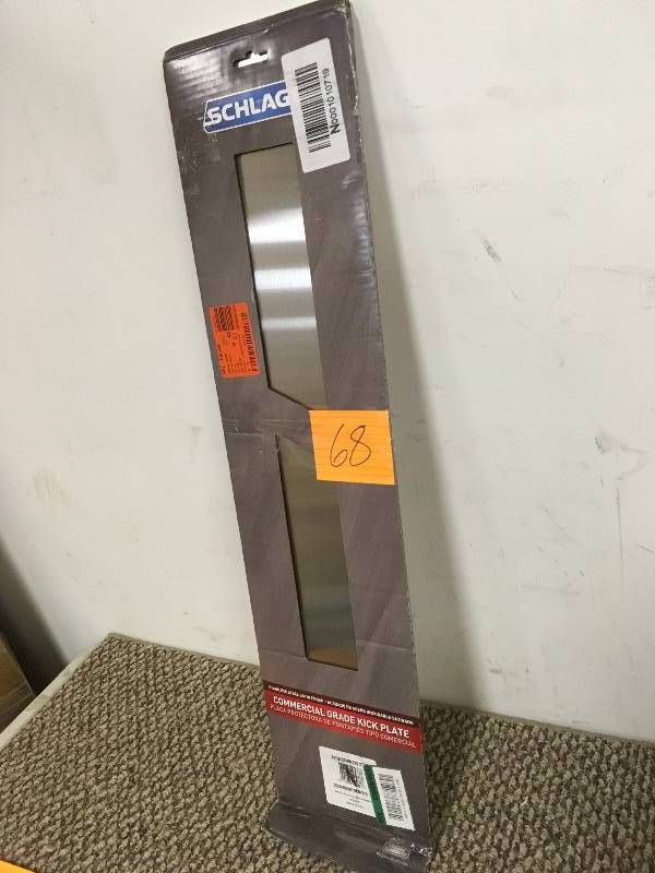 lot 68 image: Schlage Commercial Grade Kick Plate New