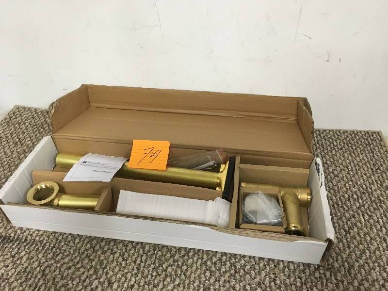 lot 74 image: American Standard Lifetime Leg Tub Bathroom Drain - Finish Satin open box never used