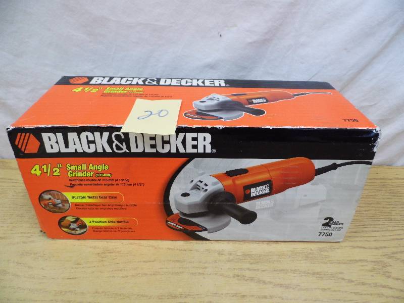 lot 20 image: Black & Decker Angle Grinder