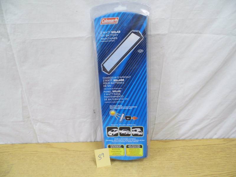 lot 39 image: Coleman 2 Watt Solar Charger