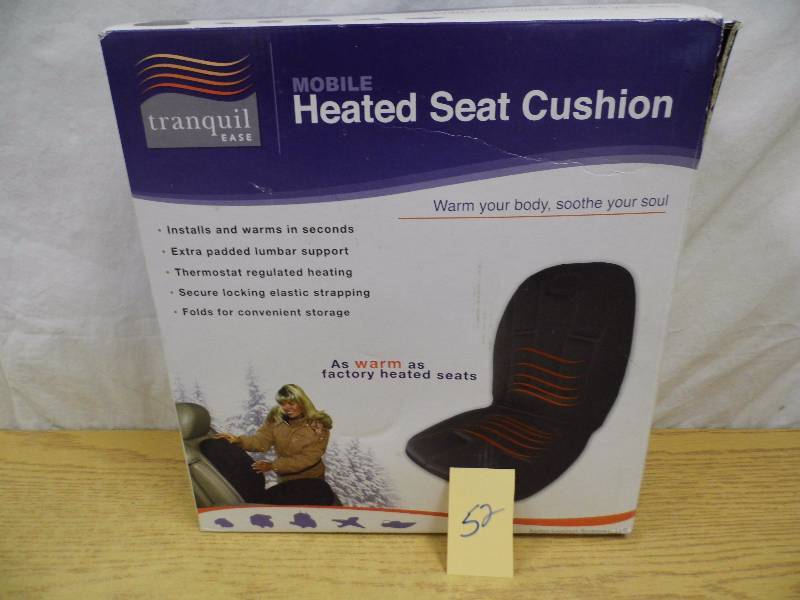 lot 52 image: Tranquilease Heater Seat Cushion