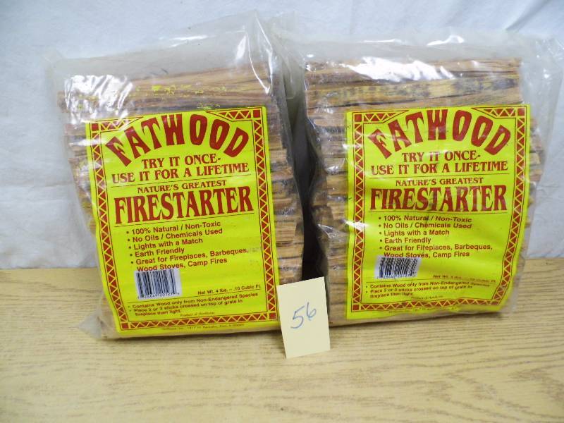 lot 56 image: Fatwood Firestarter