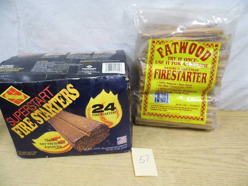 lot 57 image: Fatwood Firestarter - Firestarter