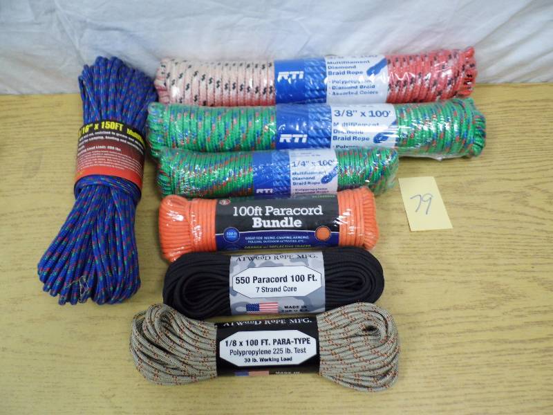 lot 79 image: Rope - Paracord