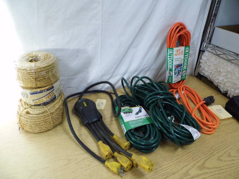 lot 83 image: Power Cords - Rope