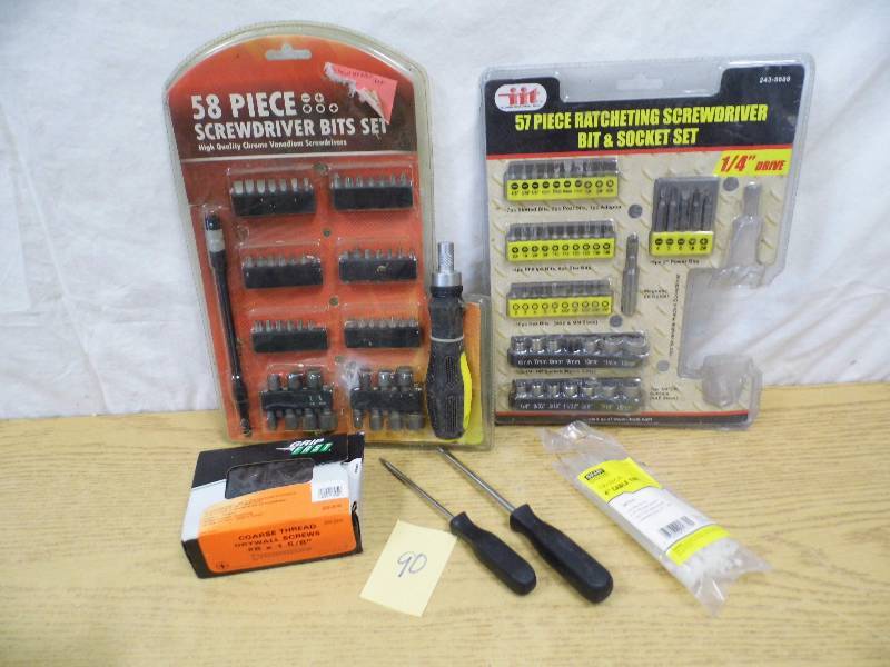 lot 90 image: Assorted Tools and Hardware